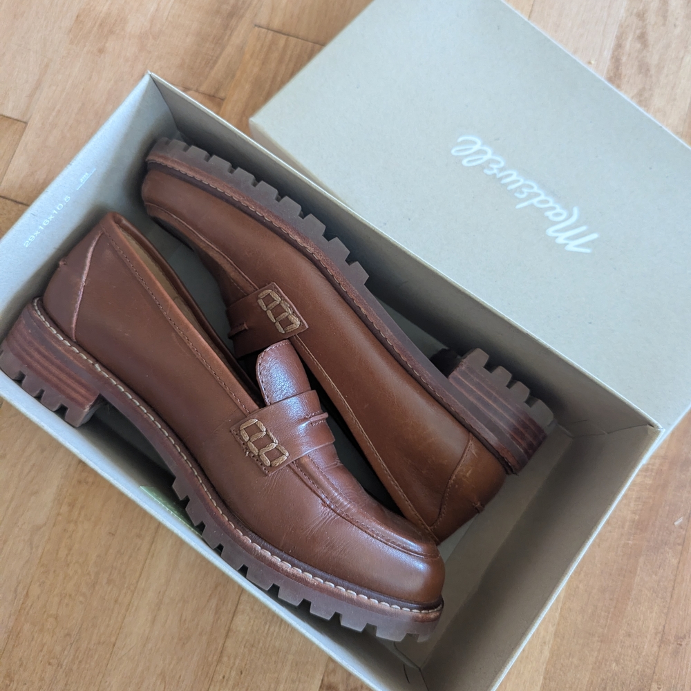 Madewell Brown Leather Women's Loafers